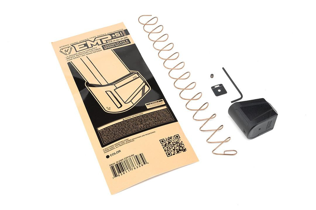 Strike Industries SI-EMP-CZP10-BK Strike Industries SI-EMP-CZP10-BK Extended Magazine Plate for CZ P-10 / P-09 SI-EMP-CZP10-BK