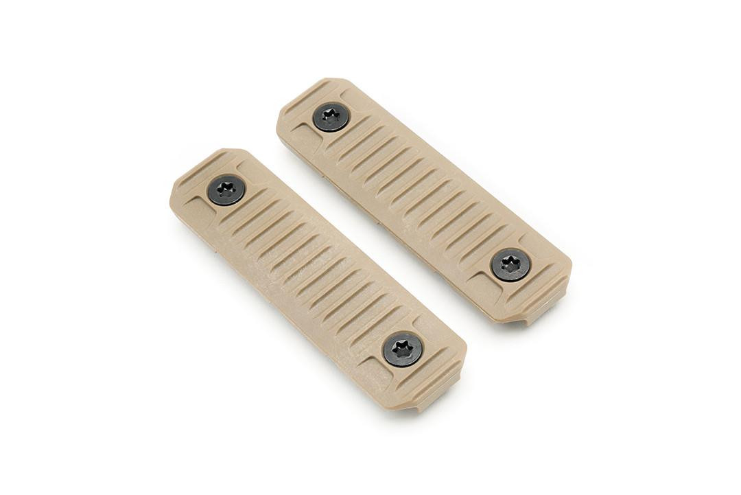  Strike Industries SI-AR-CM-COVER-L-FDE AR Cable Management Rail Covers - Long in FDE (2pc/set) 