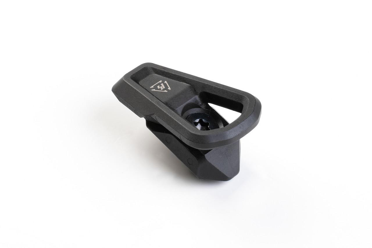 Strike Industries SI-LINK-ASL LINK Angled Sling Loop, black polymer angled sling attachment loop for firearm accessories.
