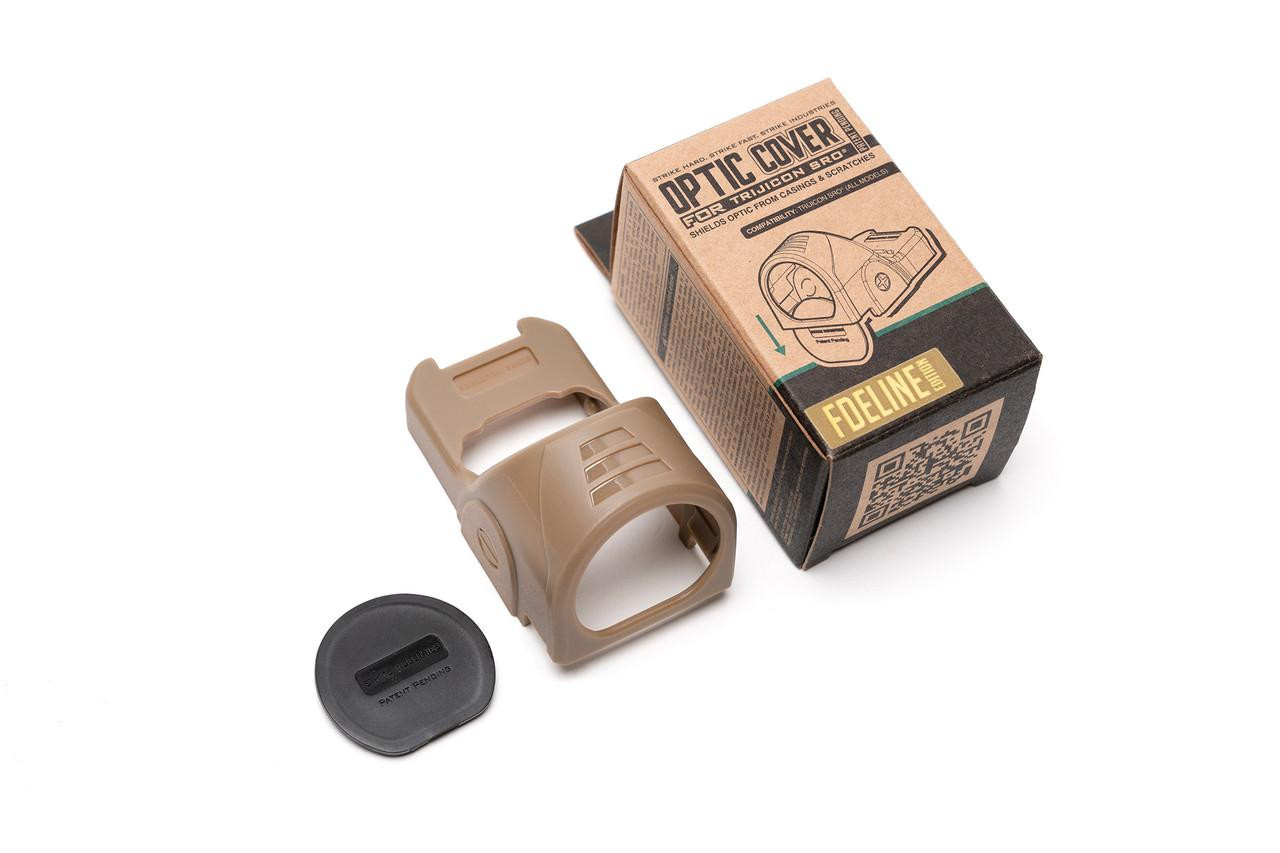  Strike Industries SI-OPC-TSRO-FDE  Optic Cover for Trijicon SRO in FDE 