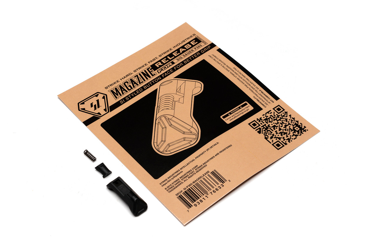 Strike Industries SI-P365-MAGRELEASE  Magazine Release for SIG SAUER P365