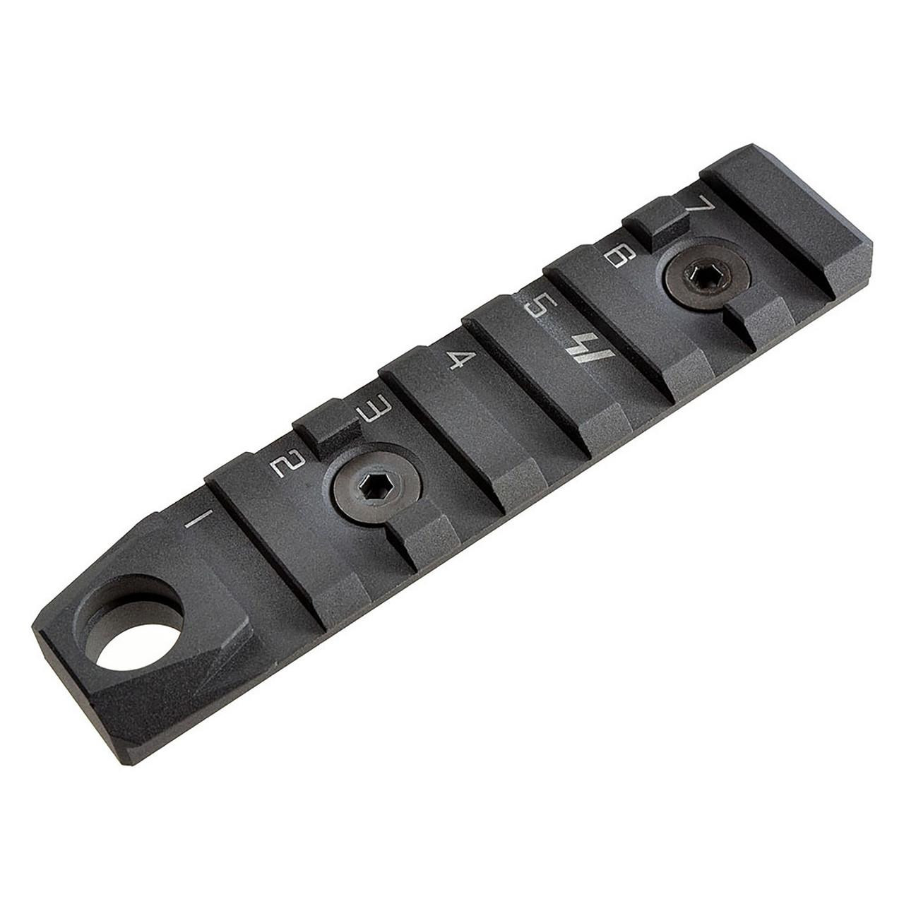  Strike Industries SI-LINK-RS-7-QD-BK Link Rail Section 7 Slots fits most KeyMod & M-Lok version mounting surfaces in Black 