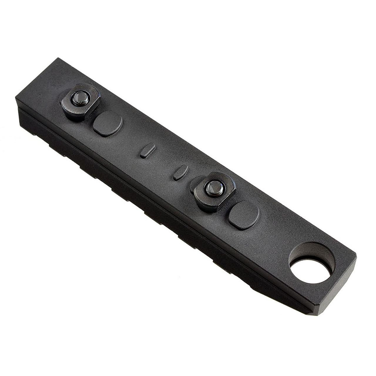  Strike Industries SI-LINK-RS-7-QD-BK Link Rail Section 7 Slots fits most KeyMod & M-Lok version mounting surfaces in Black 