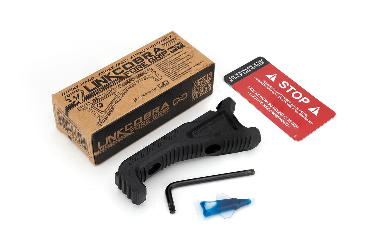 Strike Industries SI-AR-CMS-CFG-BK Strike Industries SI-AR-CMS-CFG-BK LINK Cobra Fore Grip with Cable Management in Black SI-AR-CMS-CFG-BK
