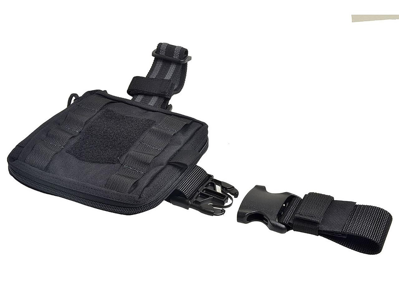  Strike Industries SI-RICCI-CMP-W-BK Ricci Compact Leg Medical Pouch (leg webbing) 