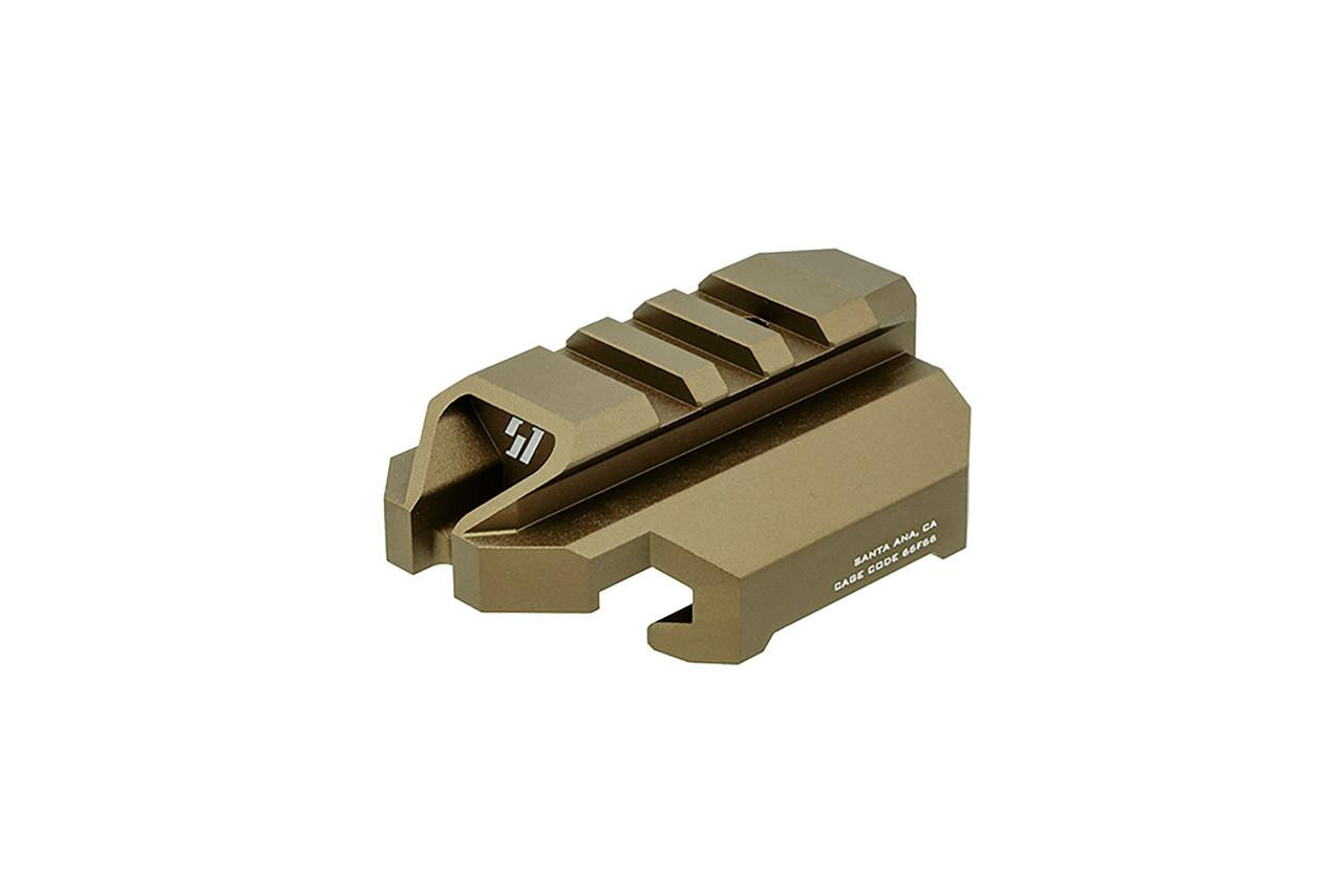 Strike Industries SI-CEVO-SA-QD-FDE Strike Industries SI-CEVO-SA-QD-FDE Stock Adapter Back Plate for CZ Scorpion EVO 3 in FDE SI-CEVO-SA-QD-FDE