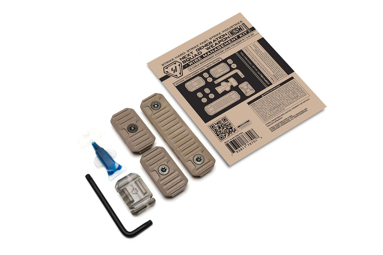 Strike Industries SI-AR-CMS-RAIL Strike Industries SI-AR-CMS-RAIL Next Generation Squad Weapon (NGSW) - Wire Management Kit SI-AR-CMS-RAIL