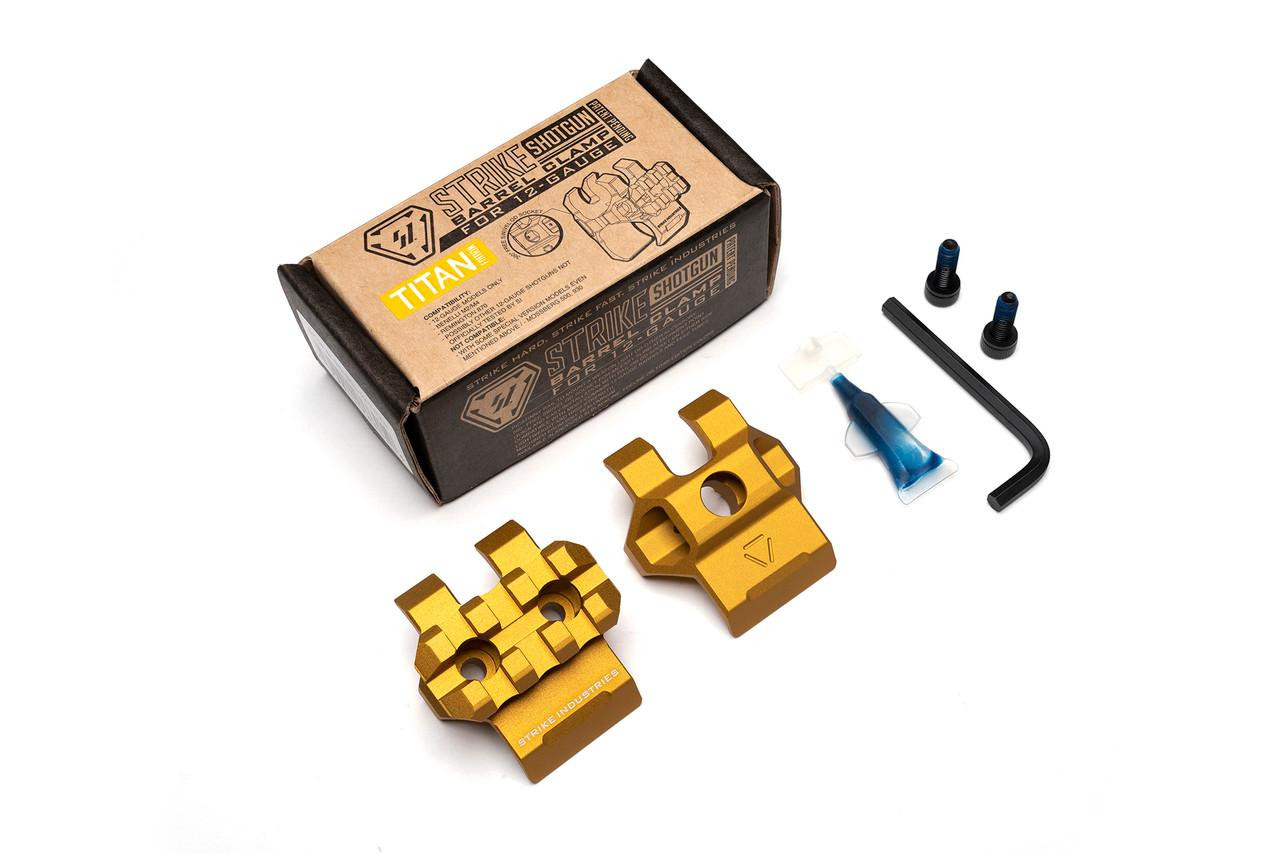 Strike Industries SI-SG-BCL-12-TITAN Strike Industries SI-SG-BCL-12-TITAN Shotgun Barrel Clamp for 12-Gauge in Titan SI-SG-BCL-12-TITAN