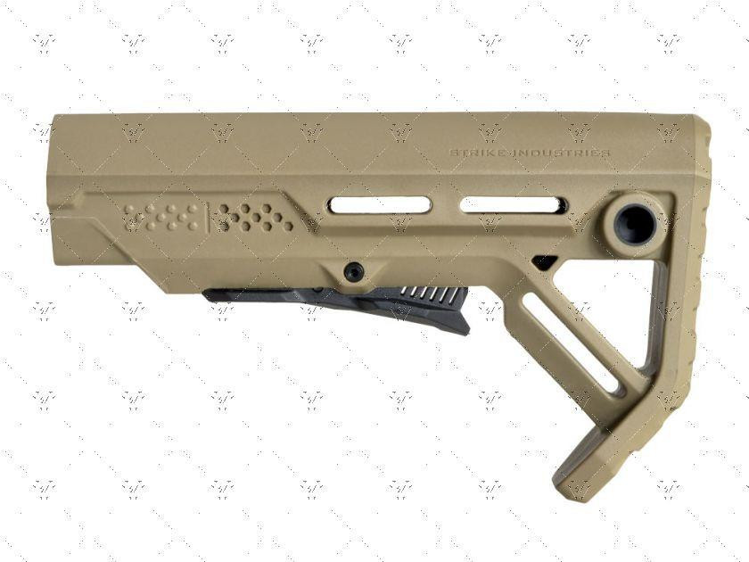 Strike Industries SI-STRIKE-ES-MOD1FDE-BK Strike Industries SI-STRIKE-ES-MOD1FDE-BK MOD1 MIL-SPEC FDE Stock with Black QD SI-STRIKE-ES-MOD1FDE-BK