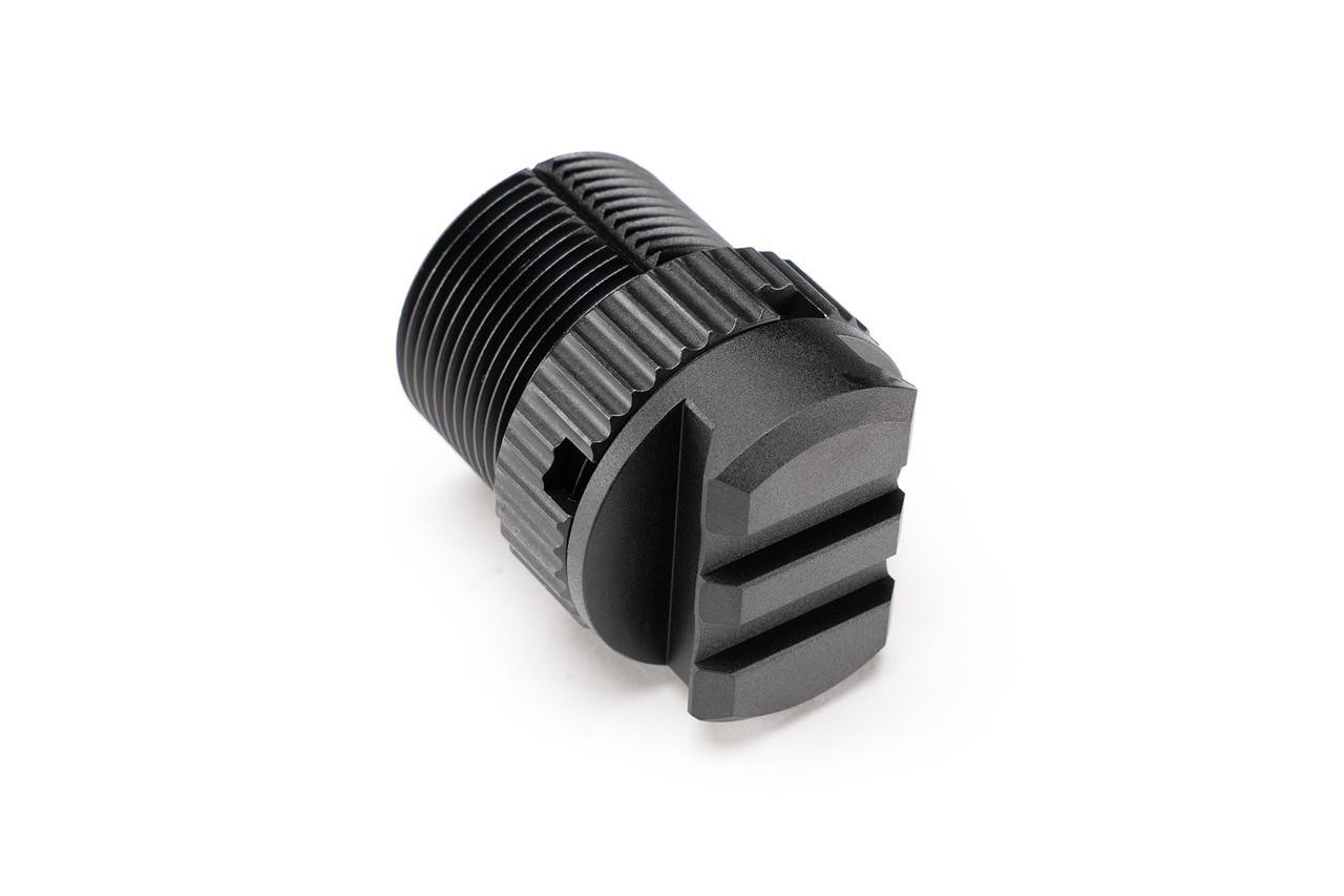 Strike Industries SI-KV-PSA-BK KRISS Vector Picatinny Stock Adapter, black tactical accessory for firearm customization.