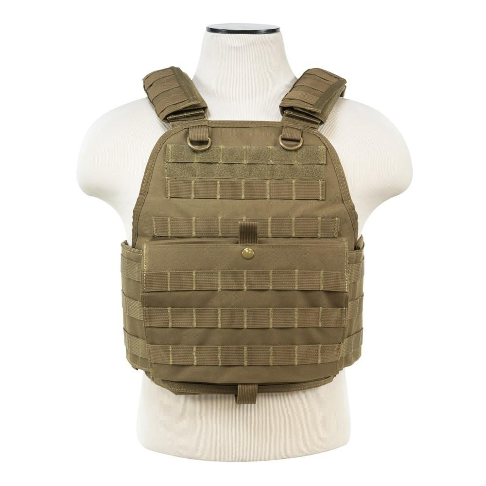 NcStar Ncstar Plate Carrier Vest With 10"X12' Level IIIA UHMWPE Shooters Cut 2X Soft Ballistic Panels 5 Colors 
