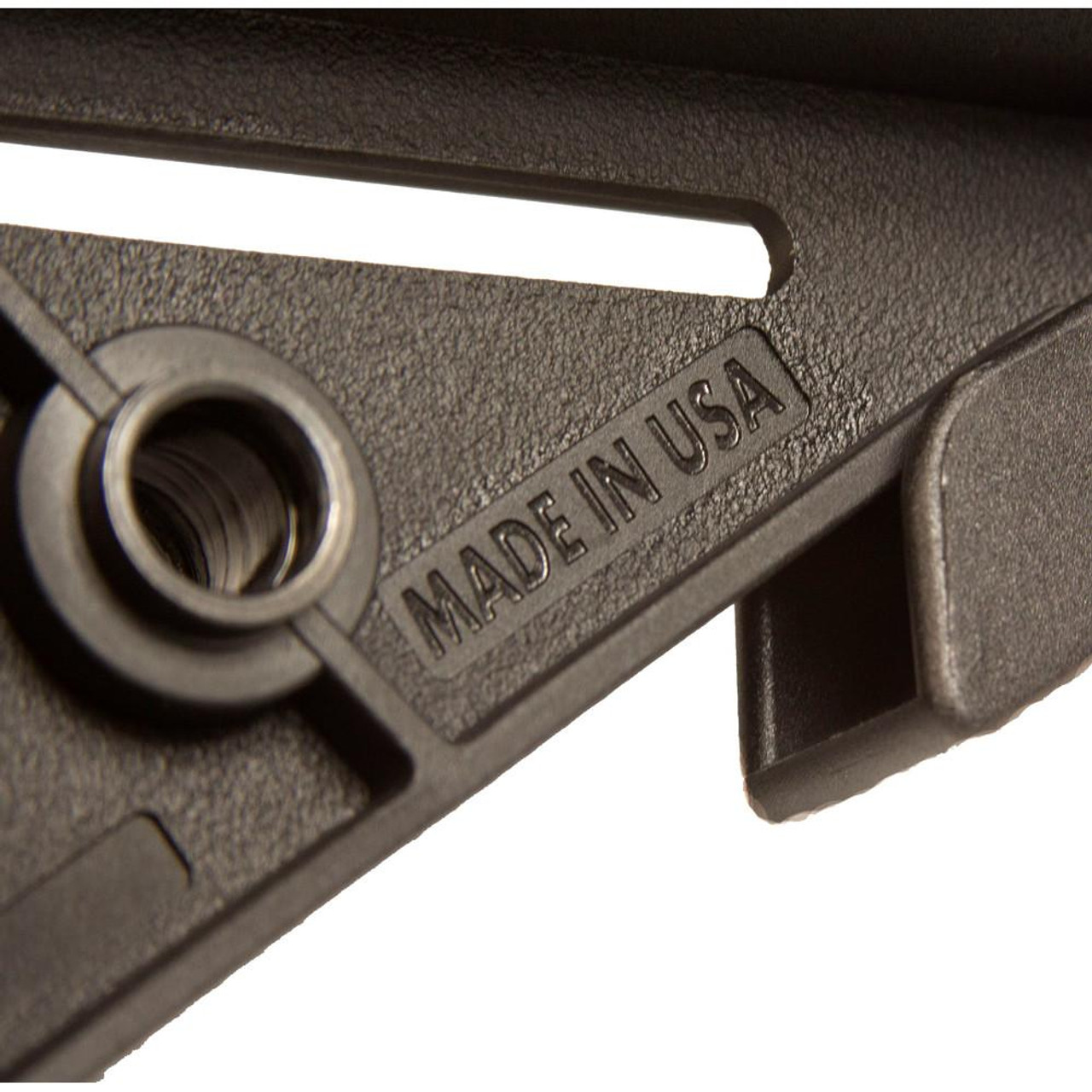 JE Machine Tech JE Machine Mil-Spec SOPMOD Butt Stock LM-Adjustable 6 Positions-Black-Made in USA 