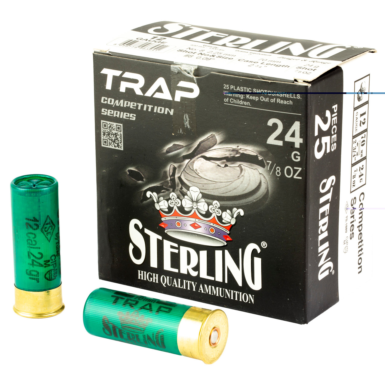 Sterling - 8698779963941 - Sterling Comp 12ga 2.75" #8 25/250