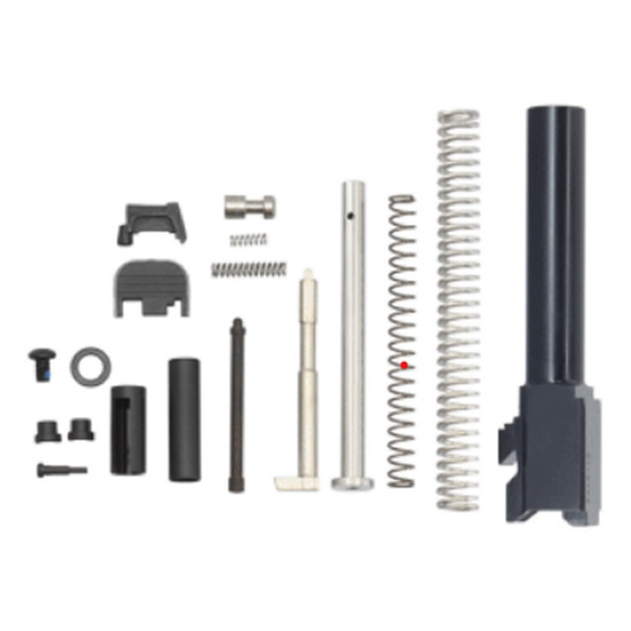 JE Machine Tech Glock G19 Upper Parts Kit + Unthreaded Barrel Black Nitride Finish Kit