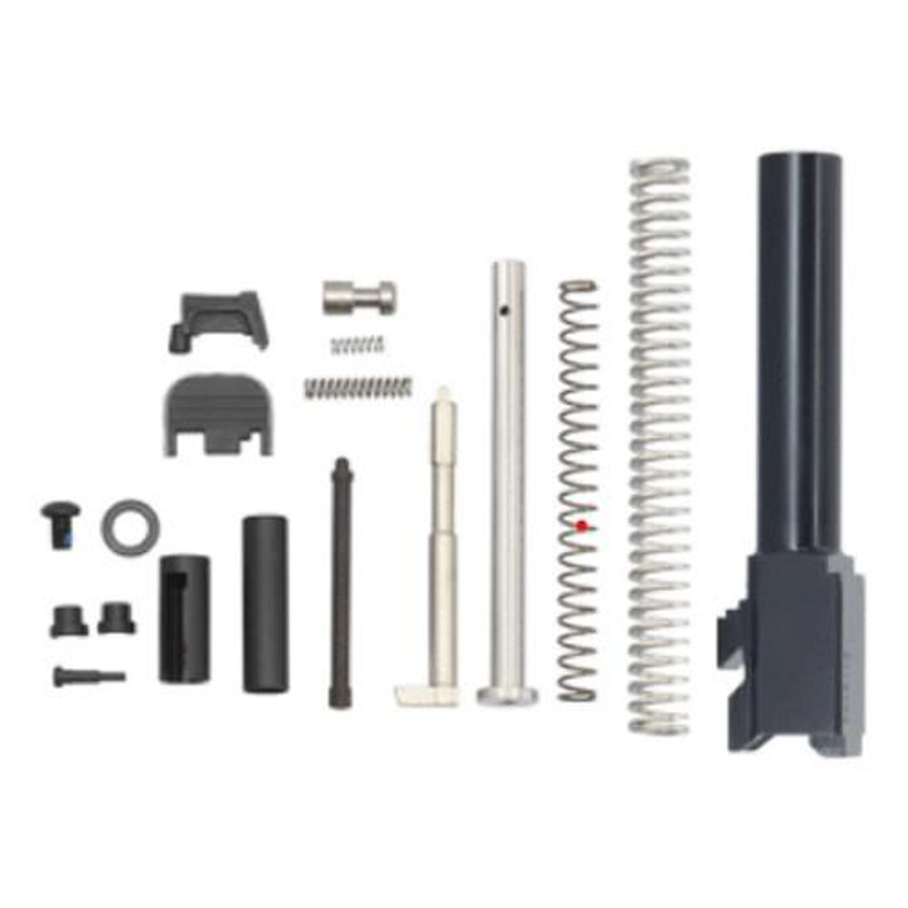  JE Machine Tech Glock G19 Upper Parts Kit + Unthreaded Barrel Black Nitride Finish Kit 