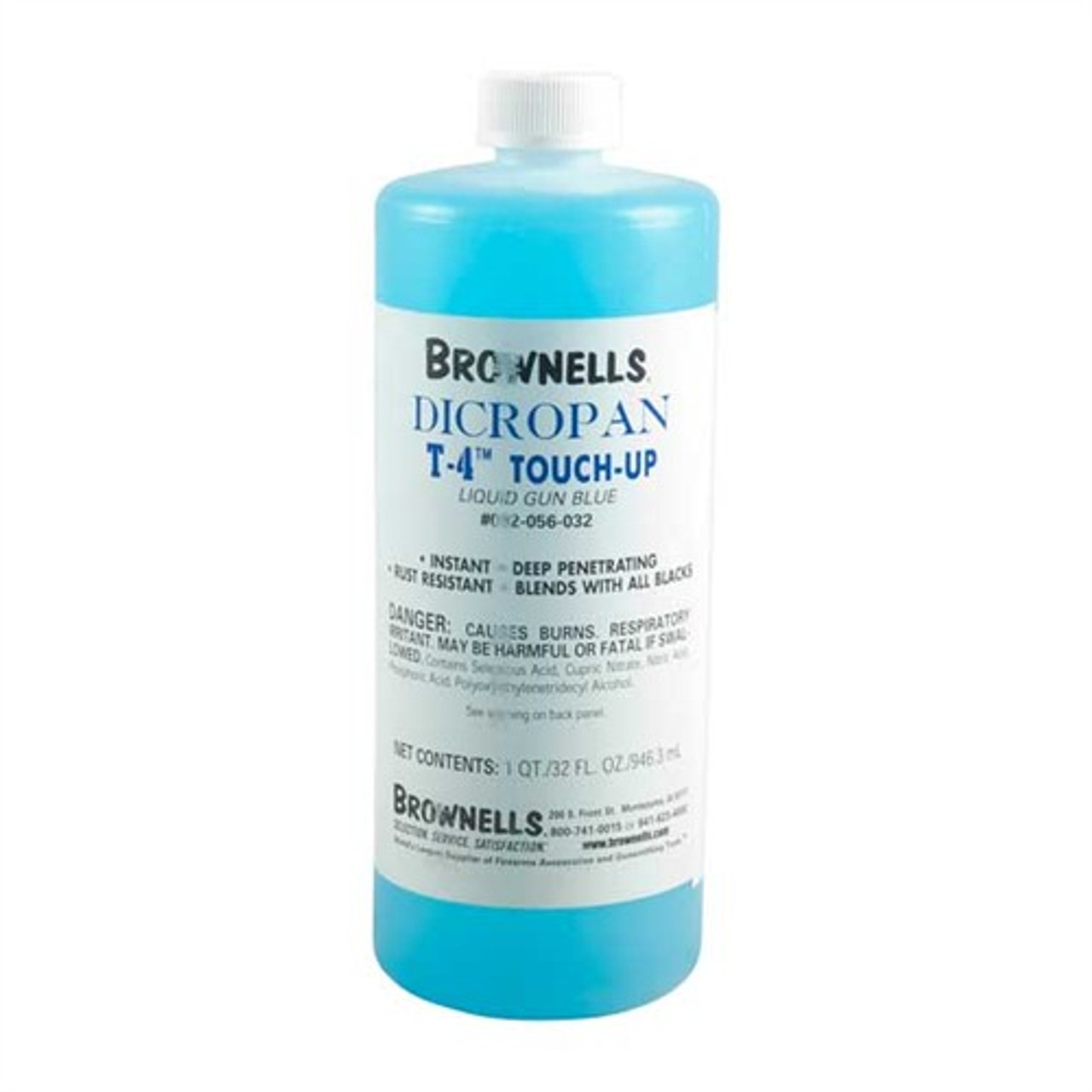 Brownells - 13446 - Dicropan T-4 Touch-up Liquid Gun Blue 32oz - 082056032