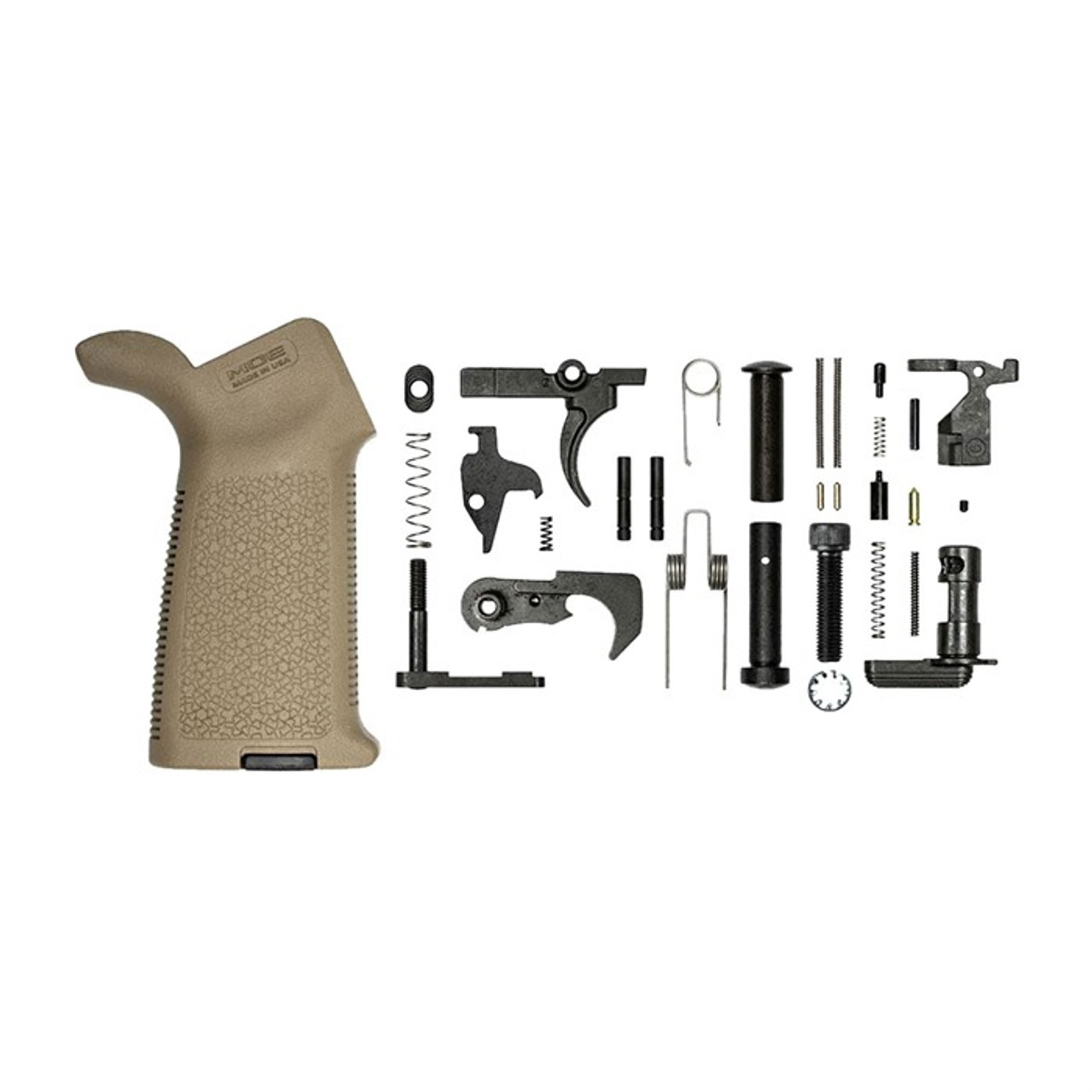 Aero Precision - APRH100969 - Ar-15 M4e1 Lower Parts Kit W/ Moe Grip Fde