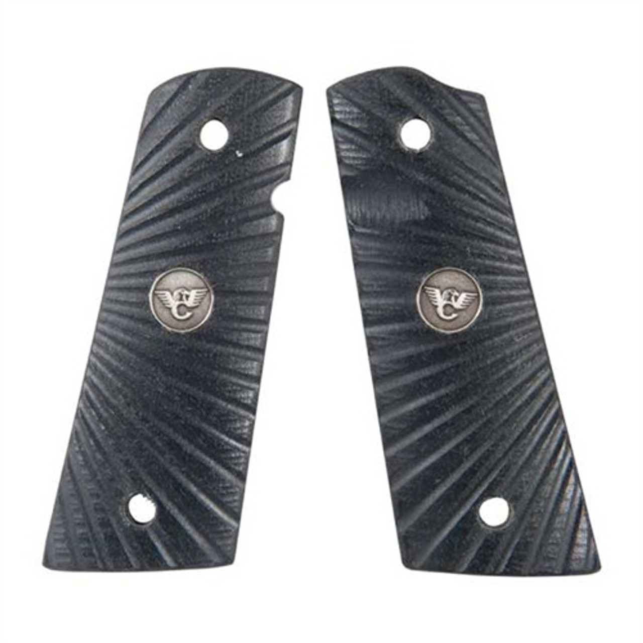 Wilson Combat - 351ACFS - Fullsize, Blk G10, Starburst, Flat Grip