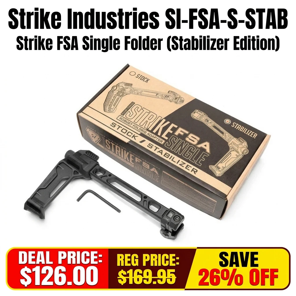 Strike Industries SI-FSA-S-STAB Strike FSA Single Folder (Stabilizer Edition)