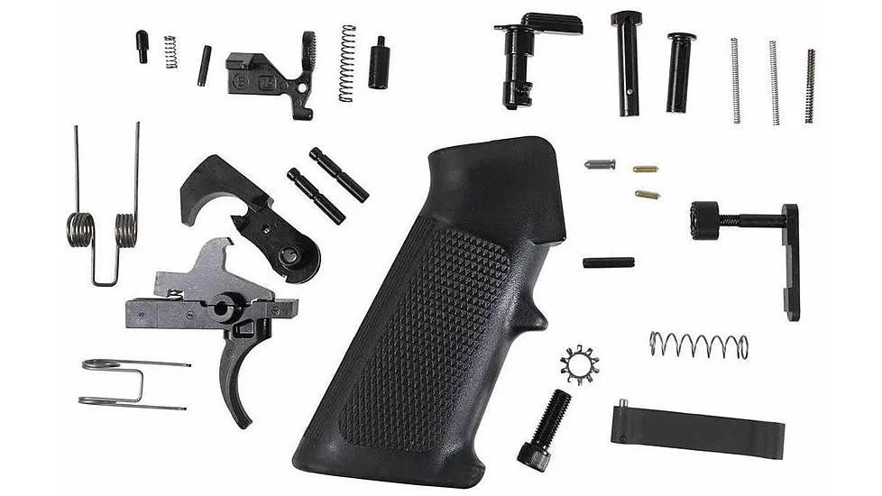 JE Machine Tech TS-LPKAR15-RSS JE Machine TS-LPKAR15-RSS AR-15 Lower Parts Kit w/ Regular Safety Selector TS-LPKAR15-RSS