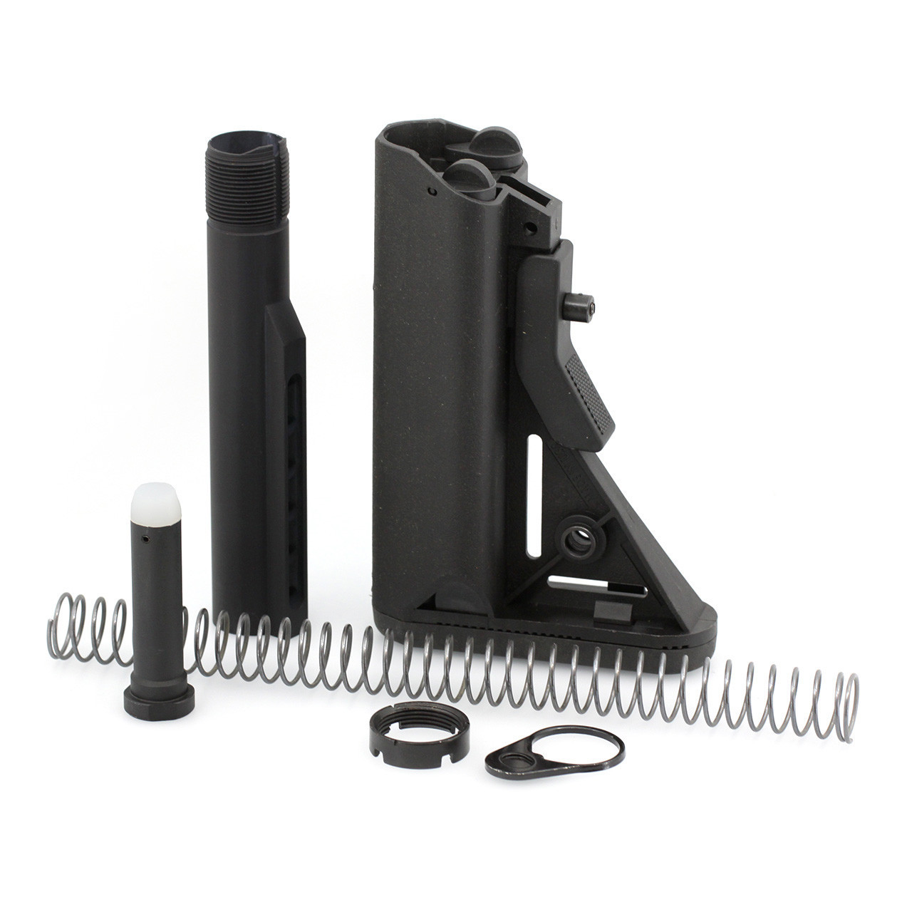 Tacfire Made in USA Mil-Spec 223/5.56 Rifle SOPMOD Buttstock with Buffer Tube Kit Combo
