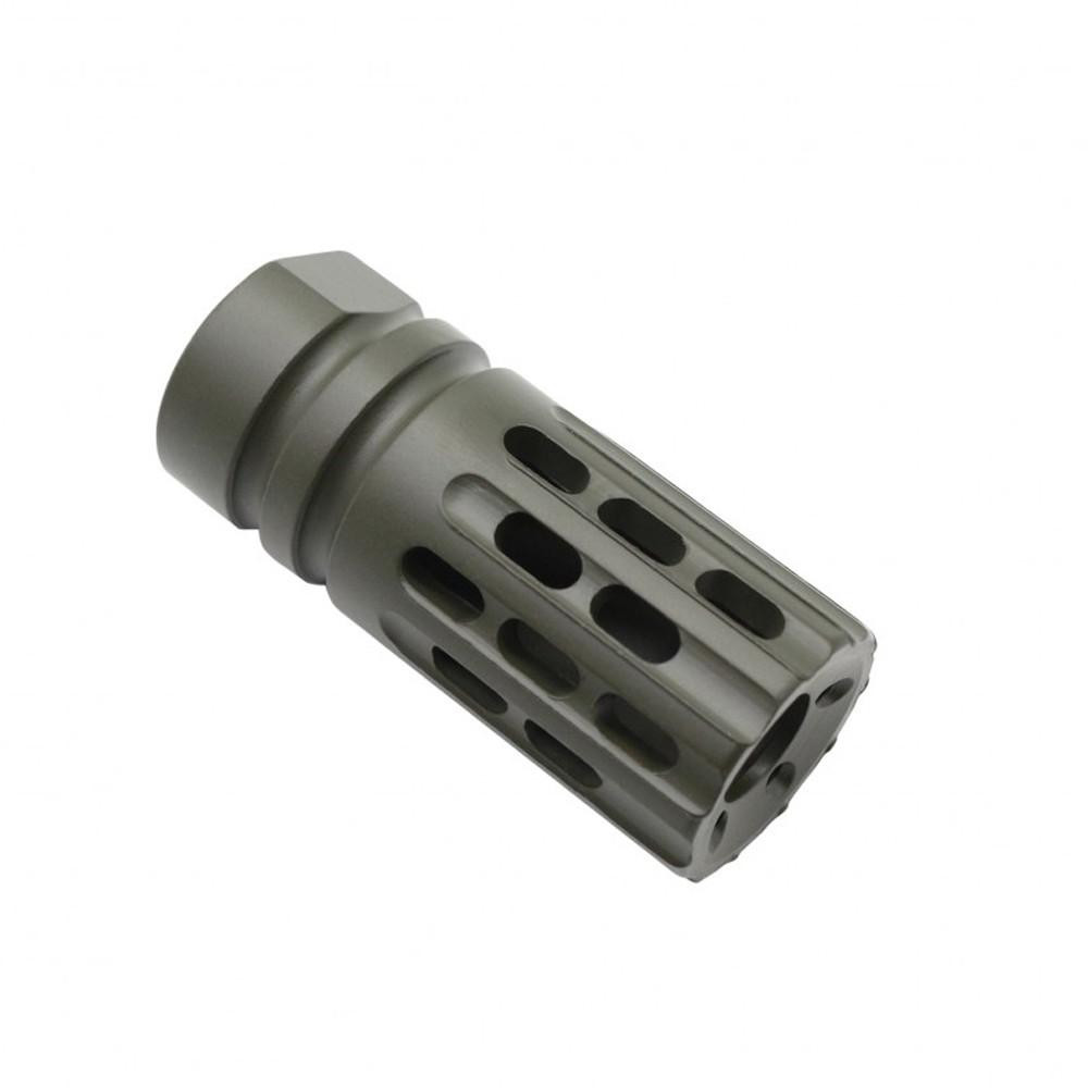 Tiger Rock Inc MBR42-ODG Tiger Rock Inc. MBR42-ODG AR-10/LR-308 5/8"x24 Pitch Muzzle Brake Custom Made - Cerakote ODG MBR42-ODG