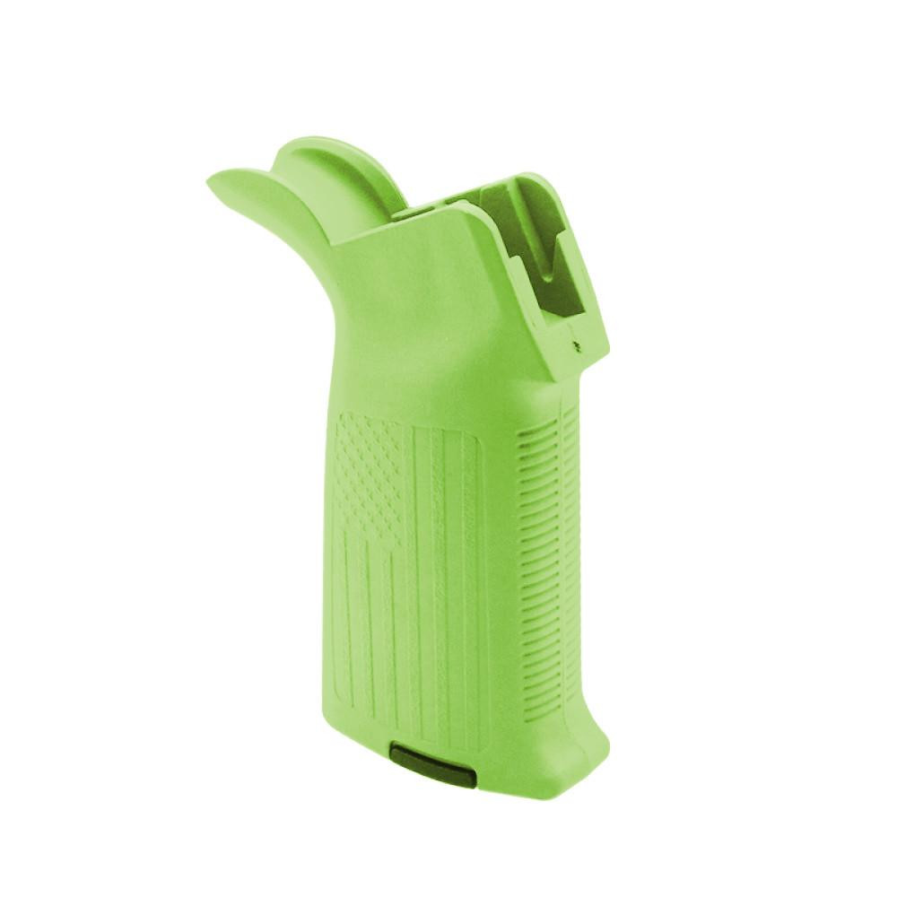 Tiger Rock Inc A2FLAG-ZBG Tiger Rock Inc. A2FLAG-ZBG AR-15/10 A2 Style Pistol Grip with USA FLAG PATTERN- Cerakote Zombie Green A2FLAG-ZBG