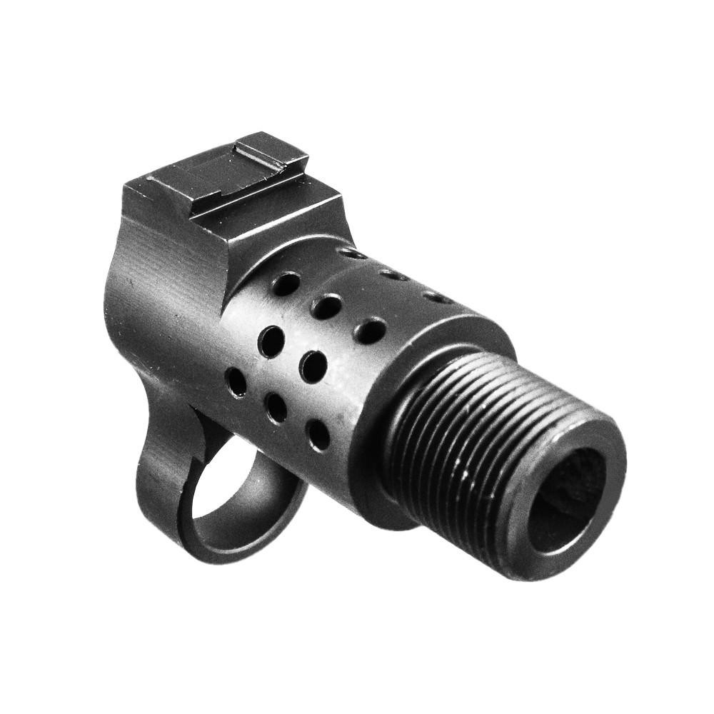 Tiger Rock Inc ADM1A-H Tiger Rock Inc. ADM1A-H Socom M1A Muzzle Brake Adapter with Gas Lock & Gas Holes (5/8"x24) ADM1A-H