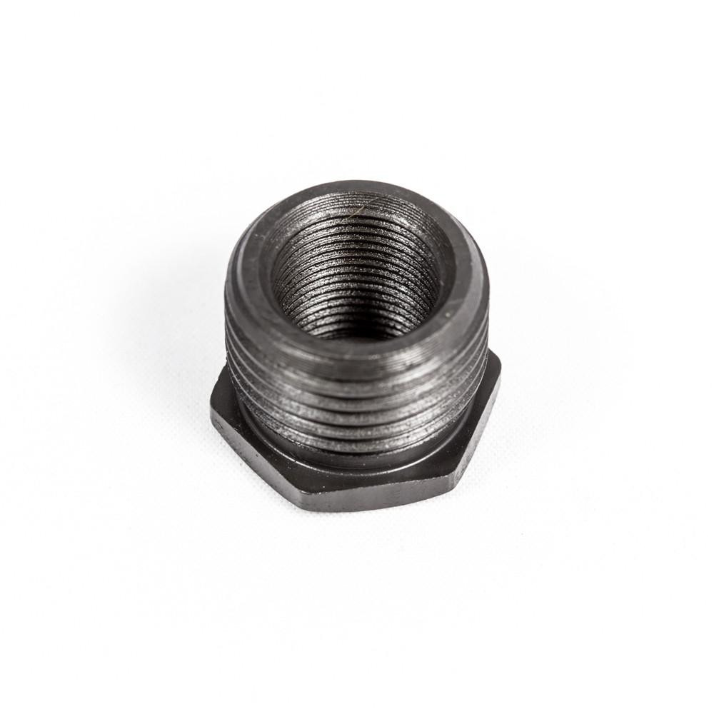  Tiger Rock Inc. ARA 1/2x28 to 3/4-16 Oil Filter Threaded Adapter Steel Black Anodized 