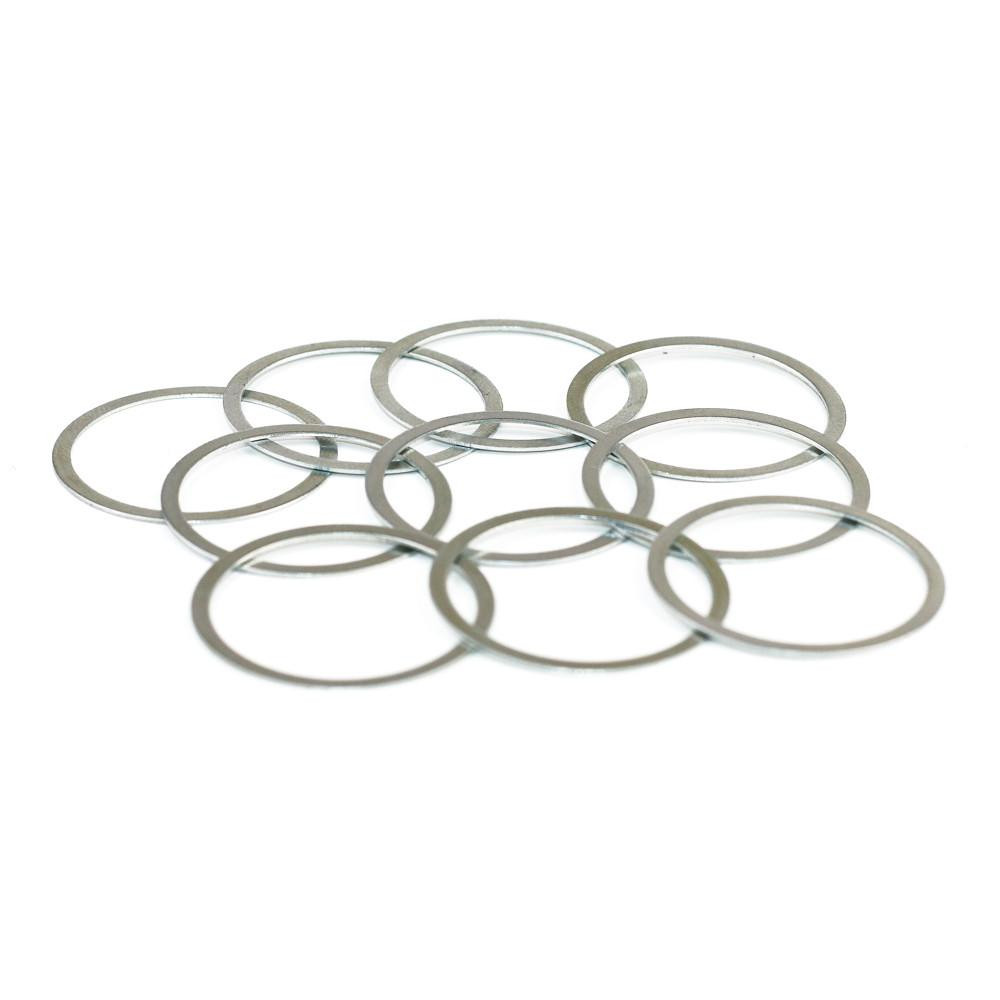 Tiger Rock Inc BNW*10 Tiger Rock Inc. BNW*10 223/5.56 Rifle Barrel Nut Washer in 10 Pcs -Silver BNW*10