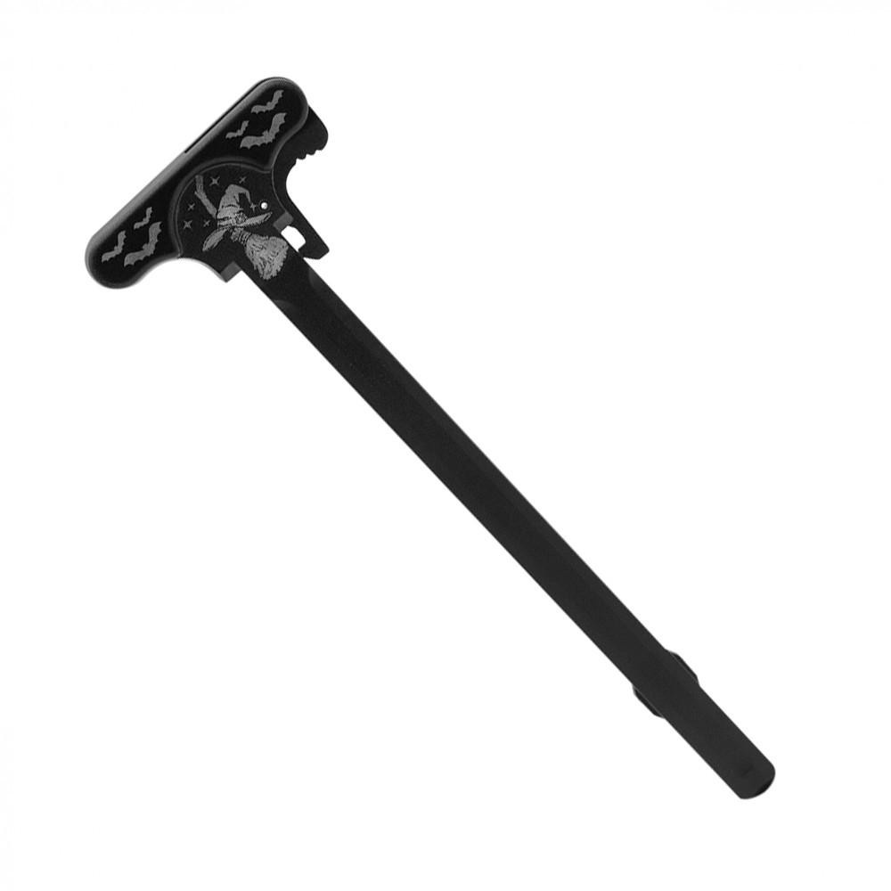 Tiger Rock Inc CH223-WITCH Tiger Rock Inc. CH223-WITCH AR-15 Charging Handle|Witch Hat and Broom CH223-WITCH