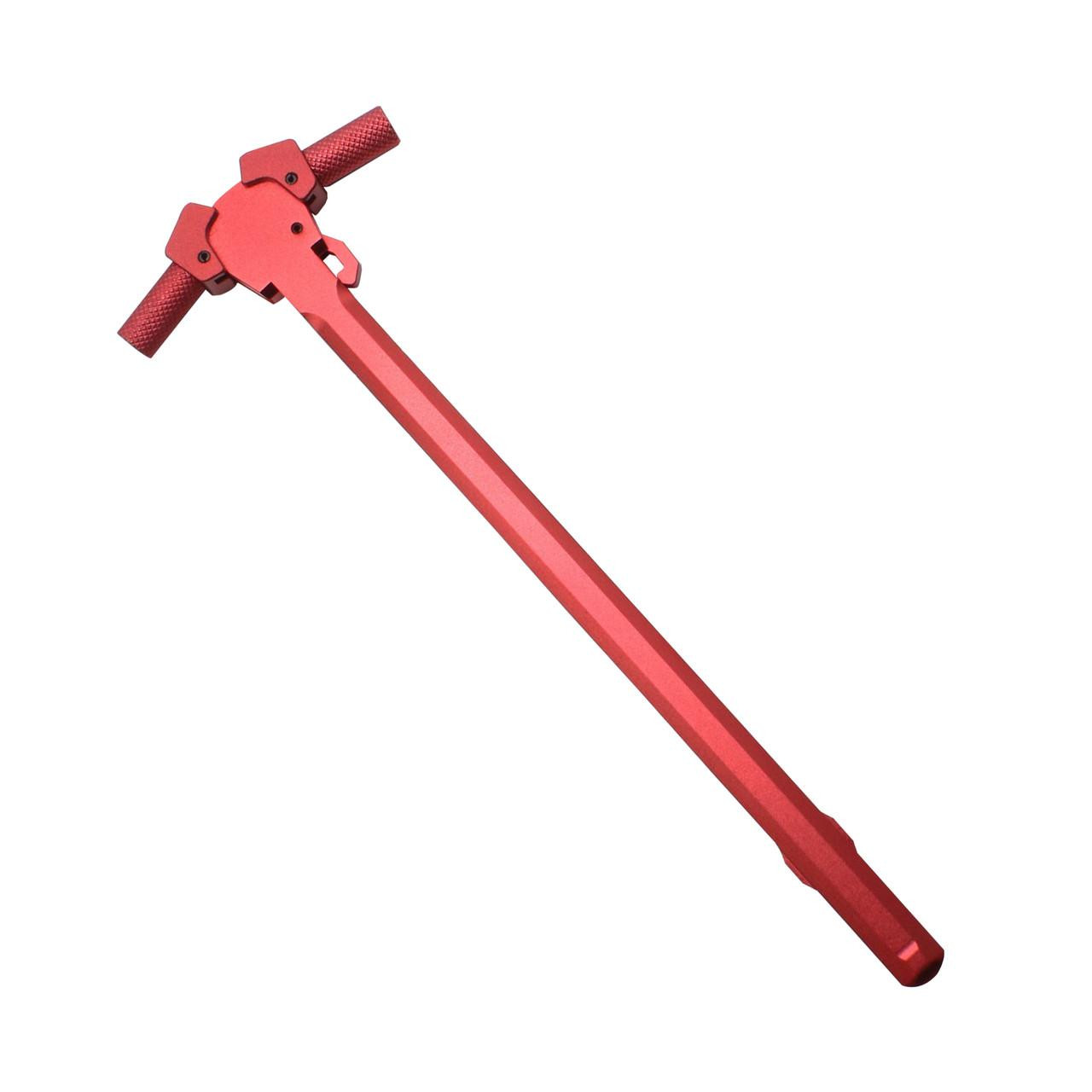 Tiger Rock Inc CH308-AMBI-R Tiger Rock Inc. CH308-AMBI-R AR-10/LR-308 Red Tactical Charging Handle - Ambidextrous CH308-AMBI-R