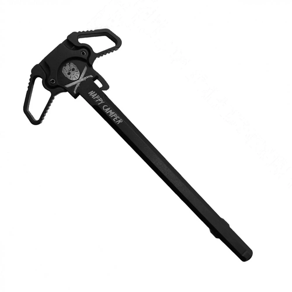 Tiger Rock Inc CH-AMBI-ST-CAMPER Tiger Rock Inc. CH-AMBI-ST-CAMPER AR-15 Ambidextrous Charging Handle | Happy Camper Jason CH-AMBI-ST-CAMPER