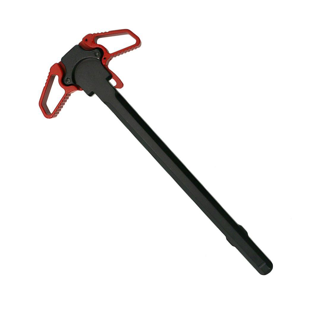 Tiger Rock Inc CH-AMBI-ST-RED Tiger Rock Inc. CH-AMBI-ST-RED AR-15 Ambidextrous Charging Handle CERAKOTE RED CH-AMBI-ST-RED