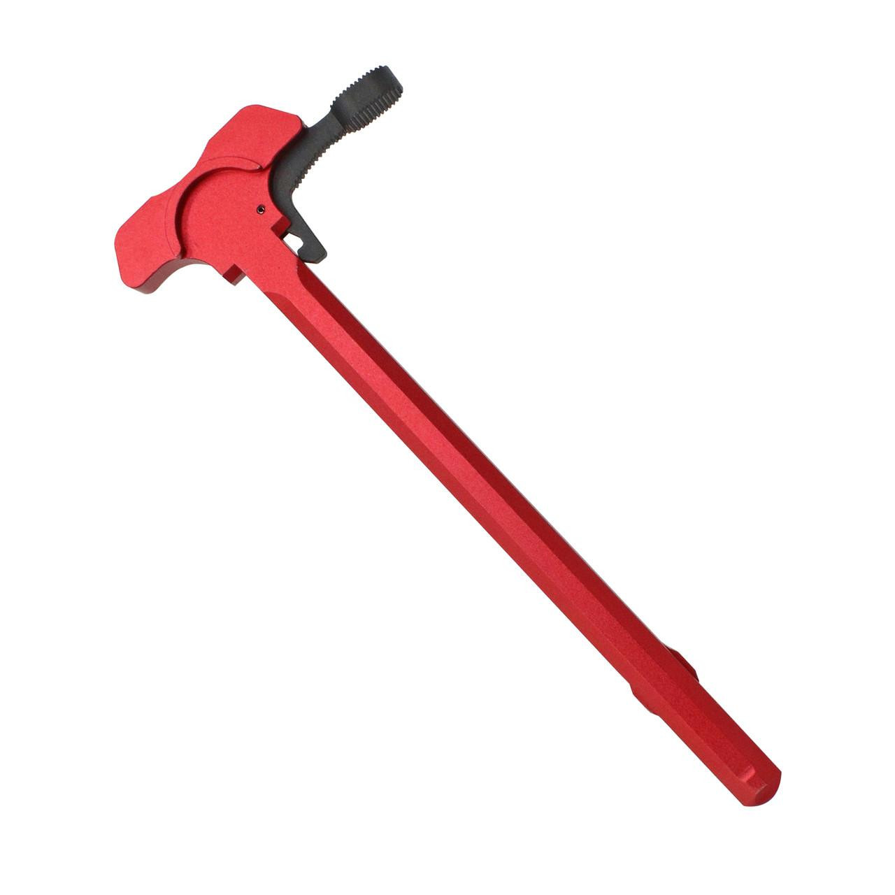 Tiger Rock Inc CHBH05-RB Tiger Rock Inc. CHBH05-RB 223/5.56 Rifle Battle Hammer Charging Handle w/ Oversized Latch - Red body and Black Latch CHBH05-RB