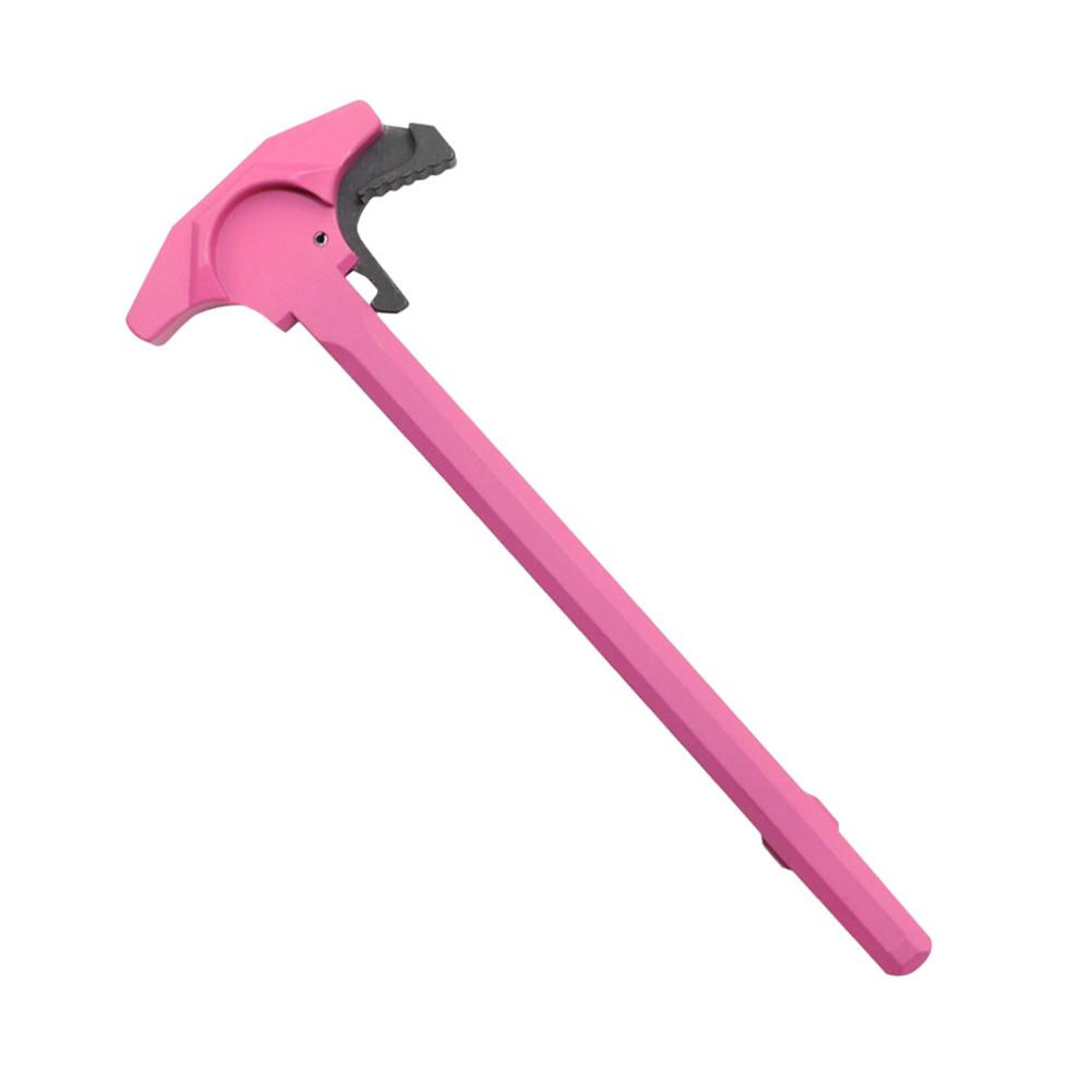  Tiger Rock Inc. CHR2-PNK-LATCH-03 223/5.56 Rifle Tactical "TALON" Style Charging Handle w/ Oversized Latch Non-Slip - PINK 