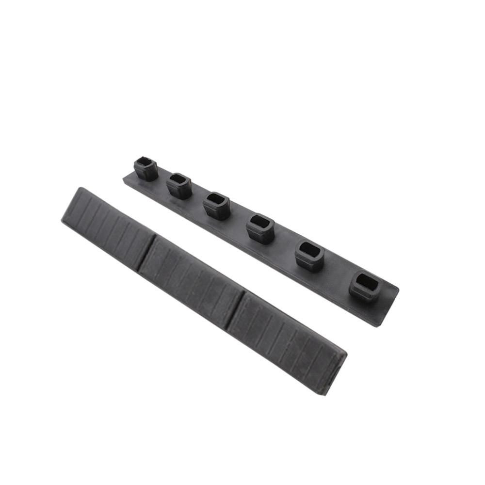 Tiger Rock Inc CRMK-B Tiger Rock Inc. CRMK-B M-LOK and KeyMod Rails Protective Rubber Cover -Black (INCLUDES ONE PANEL)(All Sales Are Final. No refunds or Exchanges) CRMK-B