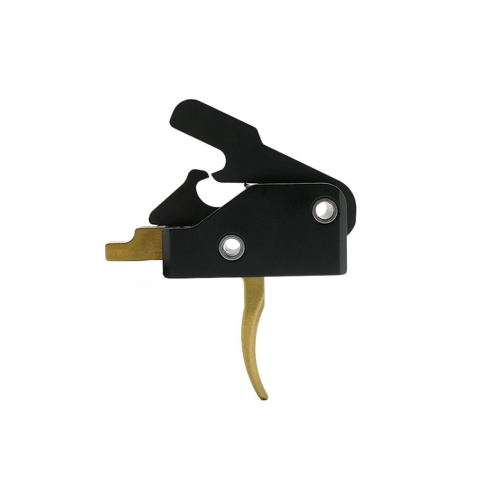 Tiger Rock Inc DROPIN-TRIG-GLD Tiger Rock Inc. DROPIN-TRIG-GLD AR Competition Drop In Trigger System - 3.5 LB (Made in USA)- Gold DROPIN-TRIG-GLD