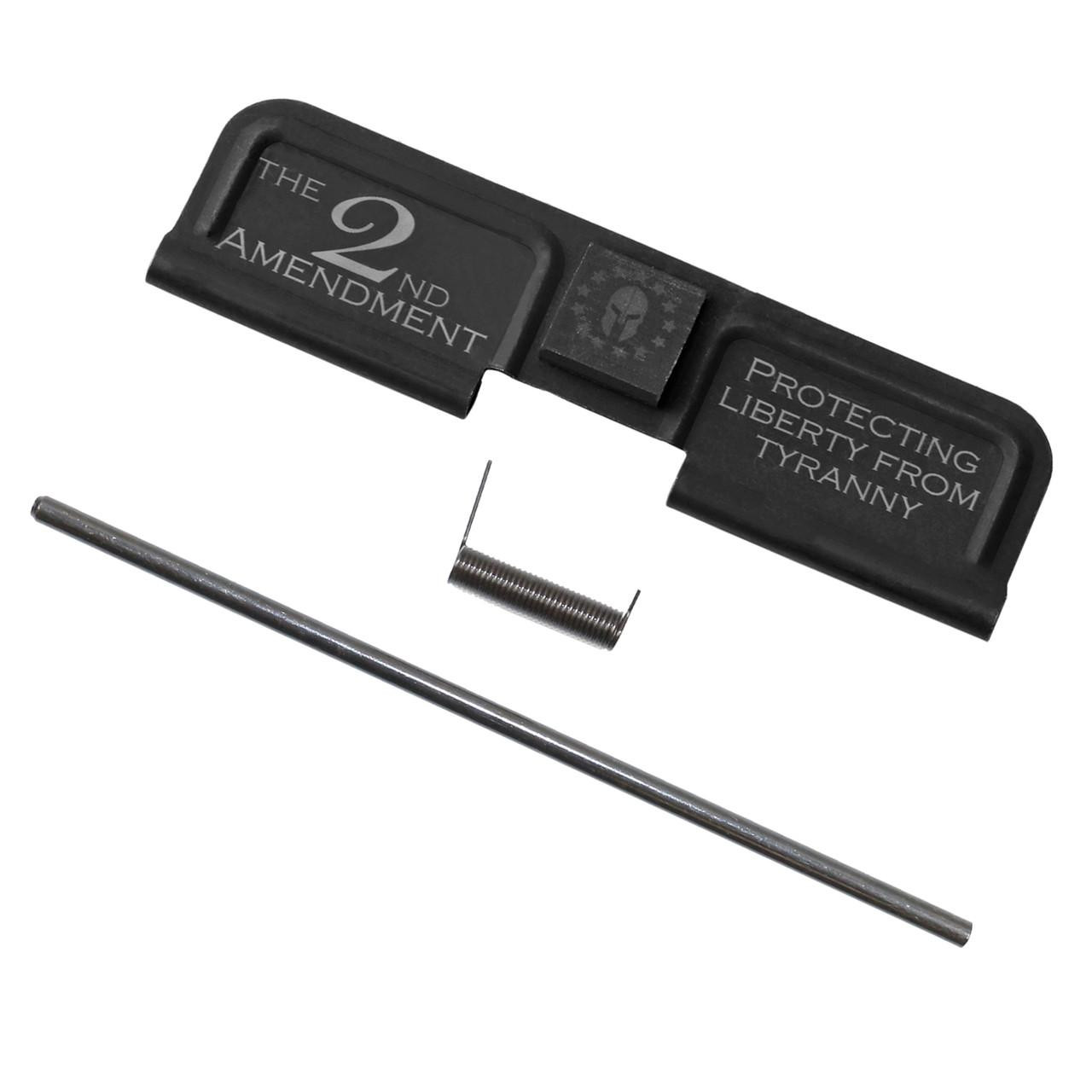 Tiger Rock Inc EDC308-1791 Tiger Rock Inc. EDC308-1791 AR-10/LR-308 Ejection Port Dust Cover Complete Assembly with 2A Engraving - 1791 EDC308-1791