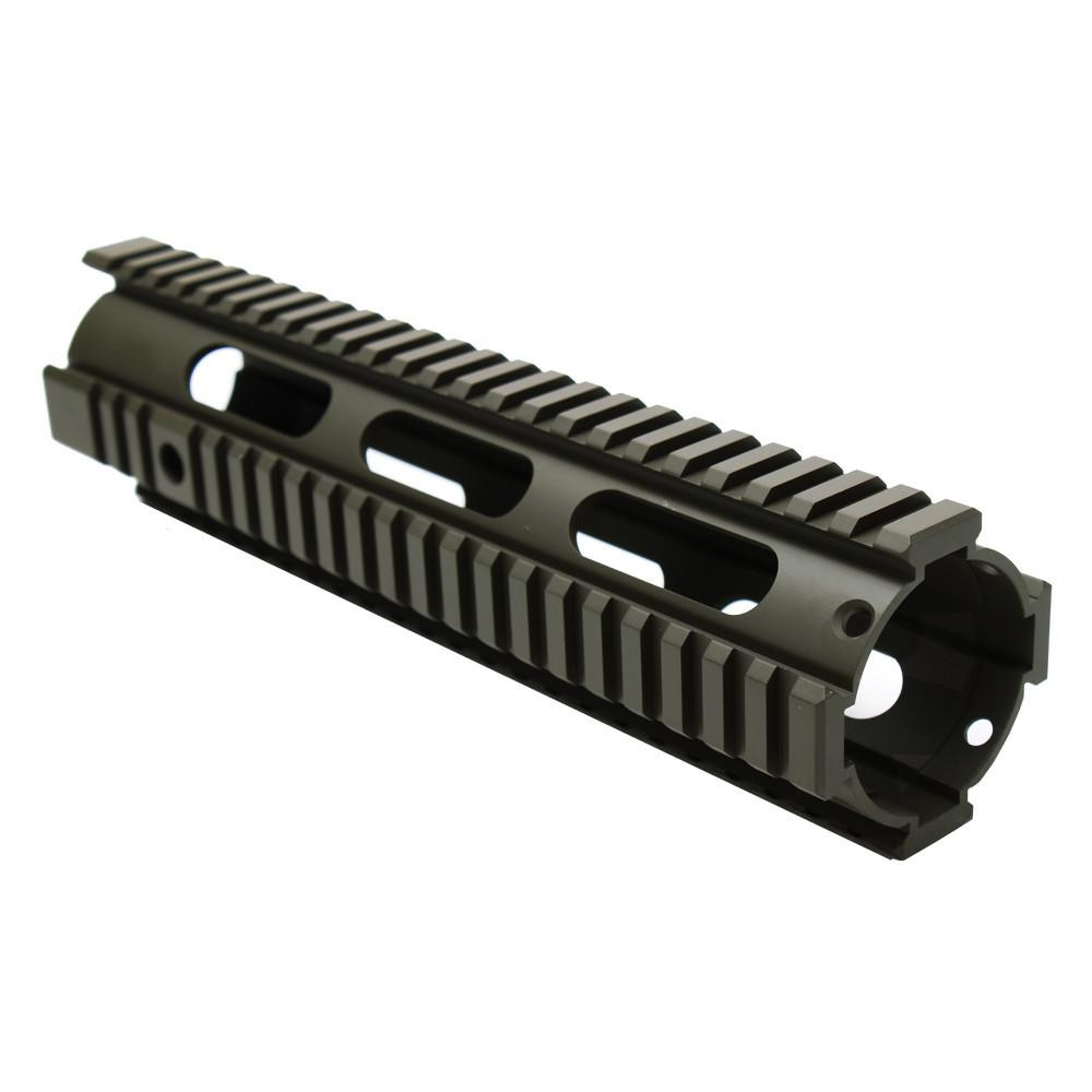 Tiger Rock Inc FAR10-COD Tiger Rock Inc. FAR10-COD AR-15 10" Mid Length Free Float Handguard - Cerakote OD Green FAR10-COD