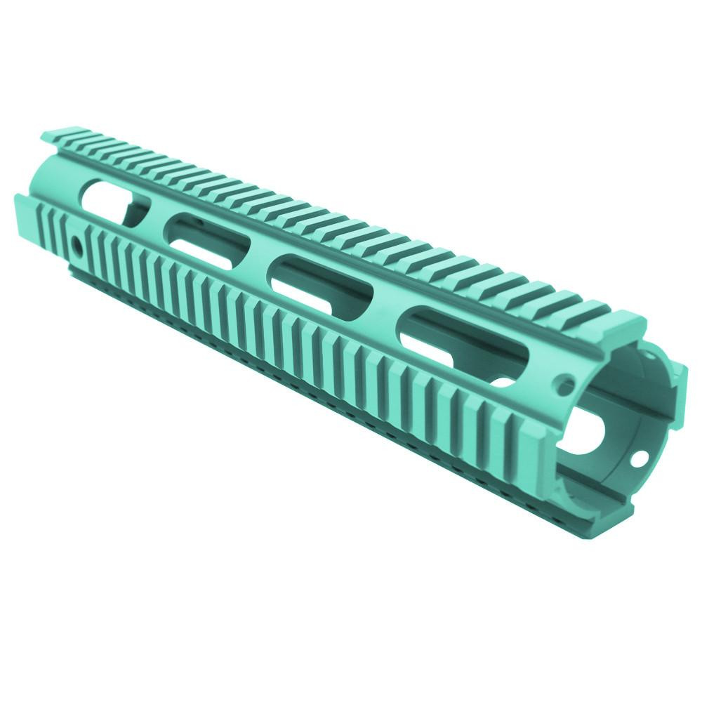 Tiger Rock Inc FAR12-CRGB Tiger Rock Inc. FAR12-CRGB AR-15 12" Rifle Full Length Free Float Handguard Cerakote - Robins Egg FAR12-CRGB