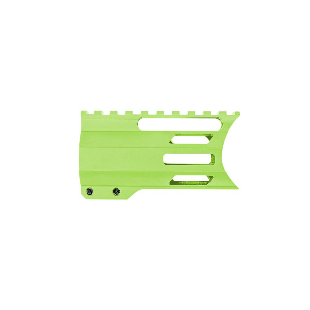 Tiger Rock Inc FML-4C-ZBG Tiger Rock Inc. FML-4C-ZBG CERAKOTE ZOMBIE GREEN| 223/5.56 Rifle 4" Combat M-Lok Handguard "C" Cut FML-4C-ZBG