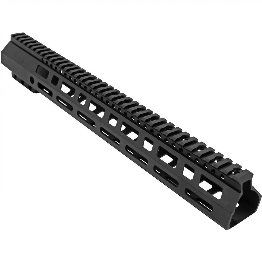  Tiger Rock Inc. FMLUS308-15D AR-10/LR-308 M-Lok 15" D-Cut Handguard Rail System (Made in USA) 