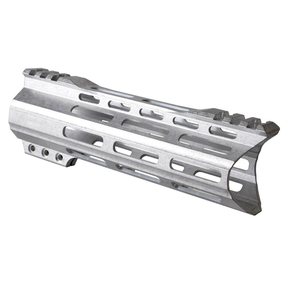 Tiger Rock Inc FMLUS-TC-7C-RAW Tiger Rock Inc. FMLUS-TC-7C-RAW AR-15 MLOK 7" Free Float Handguard with "C" Hybrid Cut-Raw (Made In USA) FMLUS-TC-7C-RAW