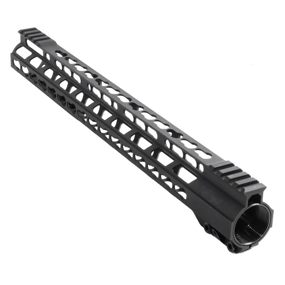 Tiger Rock Inc FSSK15 Tiger Rock Inc. FSSK15 223/5.56 Rifle 15" Super Slim Light Keymod Free Float Handguard FSSK15