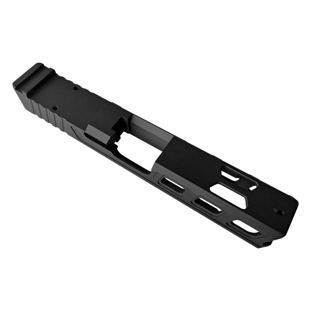 Tiger Rock Inc G19S-BLACK Tiger Rock Inc. G19S-BLACK Glock 19 Custom Slides with Trijicon RMR cut out - BLACK (Made in USA) G19S-BLACK