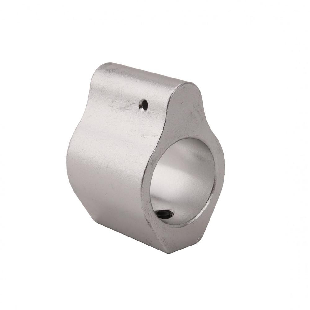 Tiger Rock Inc GB01-AS Tiger Rock Inc. GB01-AS .750 Low Profile Aluminum Gas Block with Roll Pins & Wrench - Silver GB01-AS