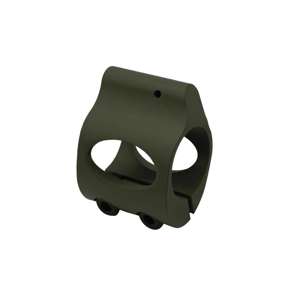 Tiger Rock Inc GB06-ODG Tiger Rock Inc. GB06-ODG .750 Low Profile Steel Gas Block with CLAMP-ON - Cerakote ODG GB06-ODG