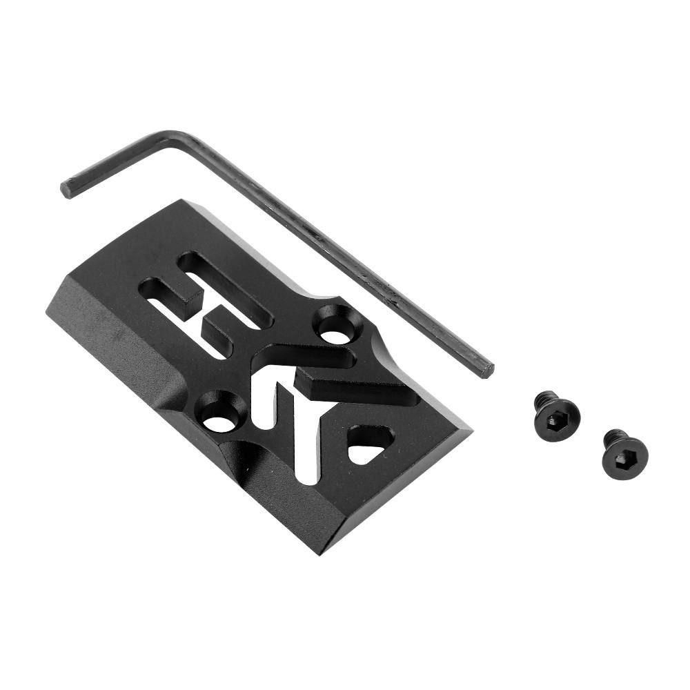 Tiger Rock Inc GCP101 Tiger Rock Inc. GCP101 Glock RMR Cover Plate for Glock 17/19/26 V1 - Black GCP101