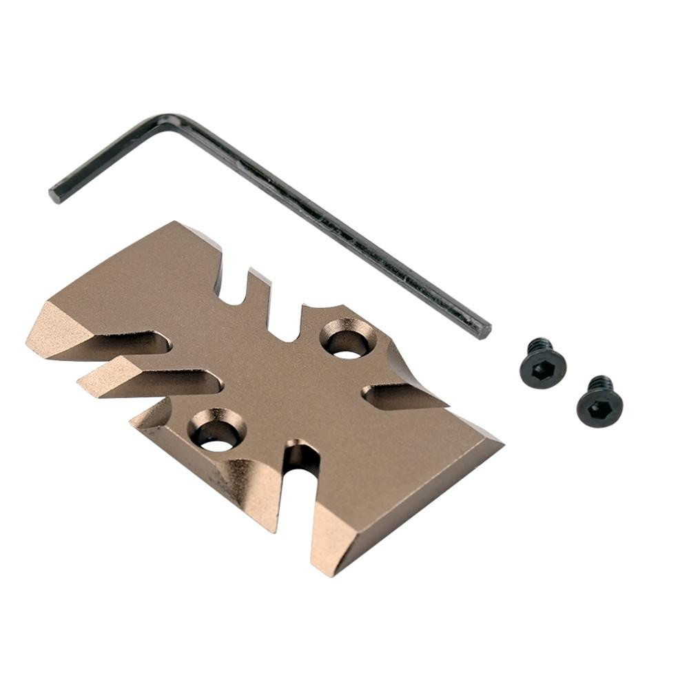 Tiger Rock Inc GCP105-TAN Tiger Rock Inc. GCP105-TAN Glock RMR Cover Plate for Glock 17/19/26 V5 - Tan GCP105-TAN